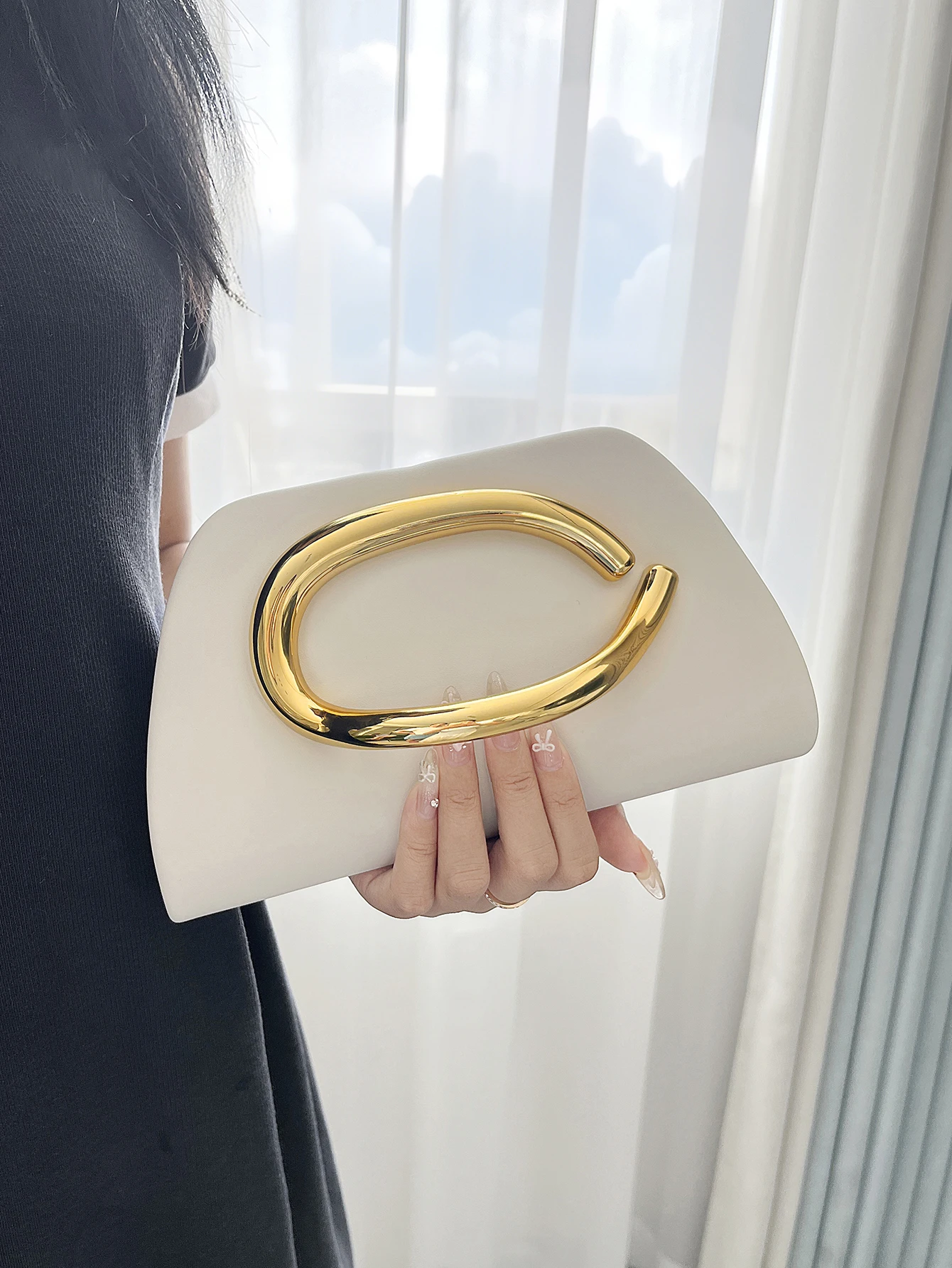 Gold Magnetic Closure Women Evening Bags Luxury Designer Handbag And Purse Party Banquet Chain Crossbody Bag Fashion ShoulderBag – Image 3