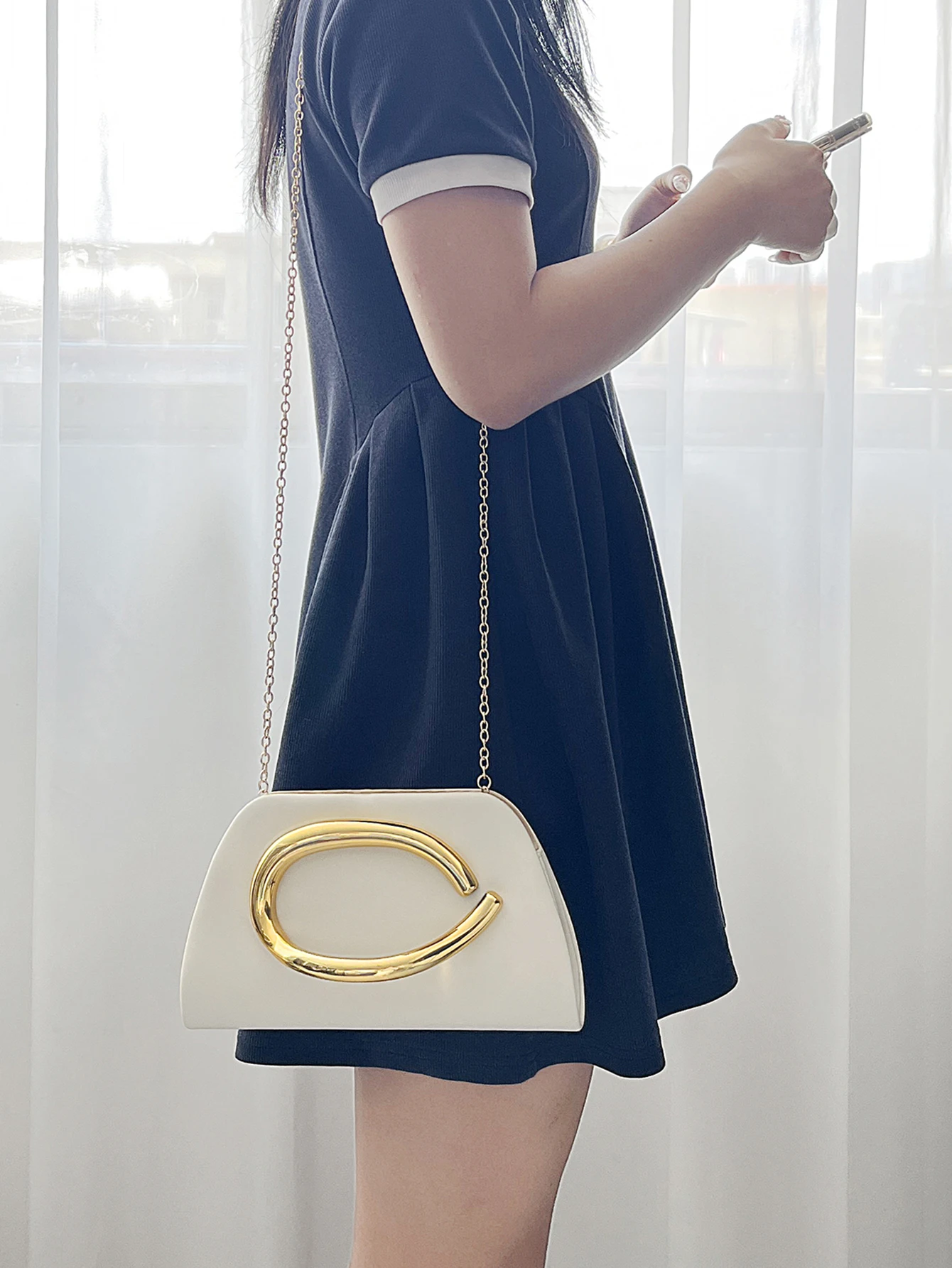 Gold Magnetic Closure Women Evening Bags Luxury Designer Handbag And Purse Party Banquet Chain Crossbody Bag Fashion ShoulderBag – Image 16