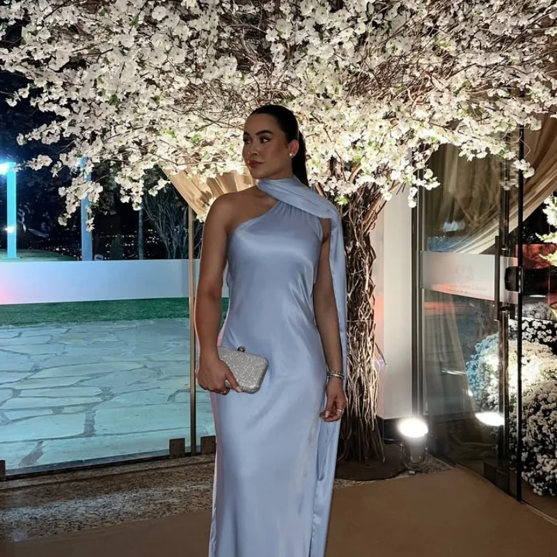 Robe satin dos nu — La sophistication faite robe – Image 12