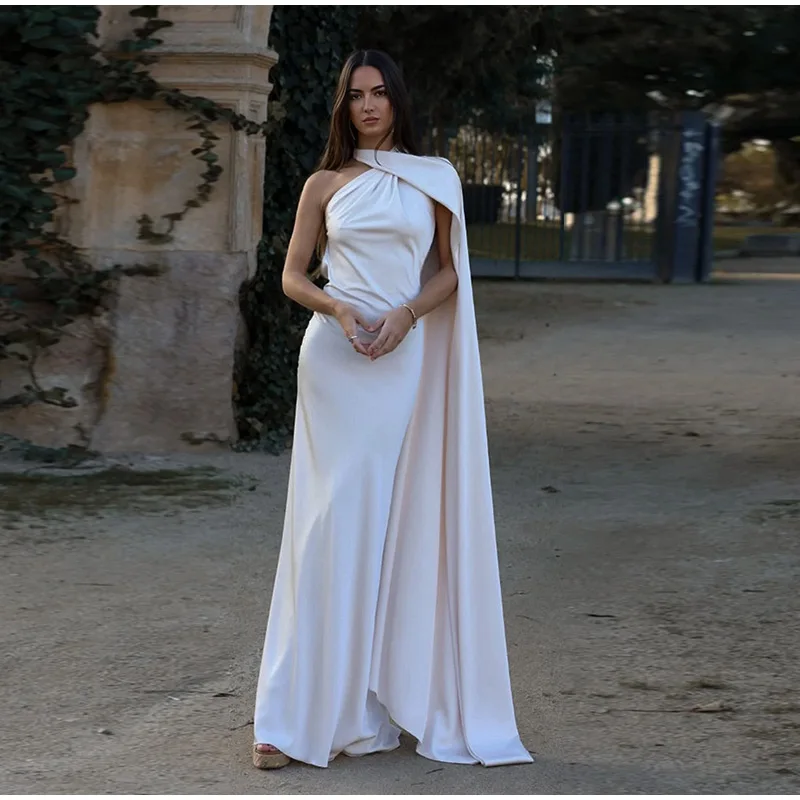 Robe satin dos nu — La sophistication faite robe – Image 42